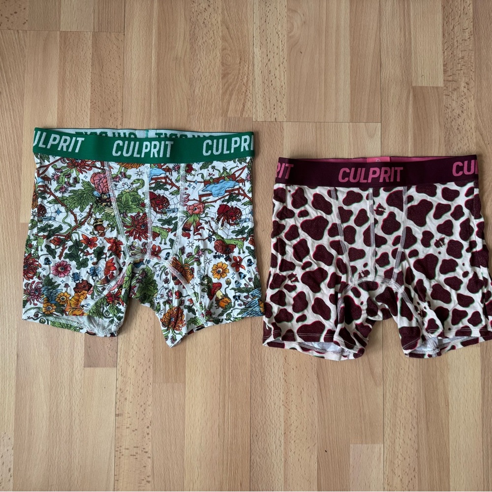 Bundle of 2 Culprit Lady Boxer Shorts, Size: Small